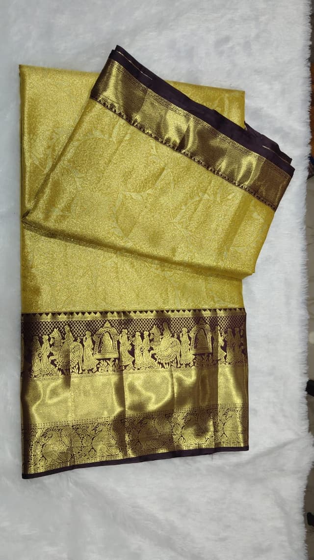 Dharmavaram Pattu Saree – Pallaki Border